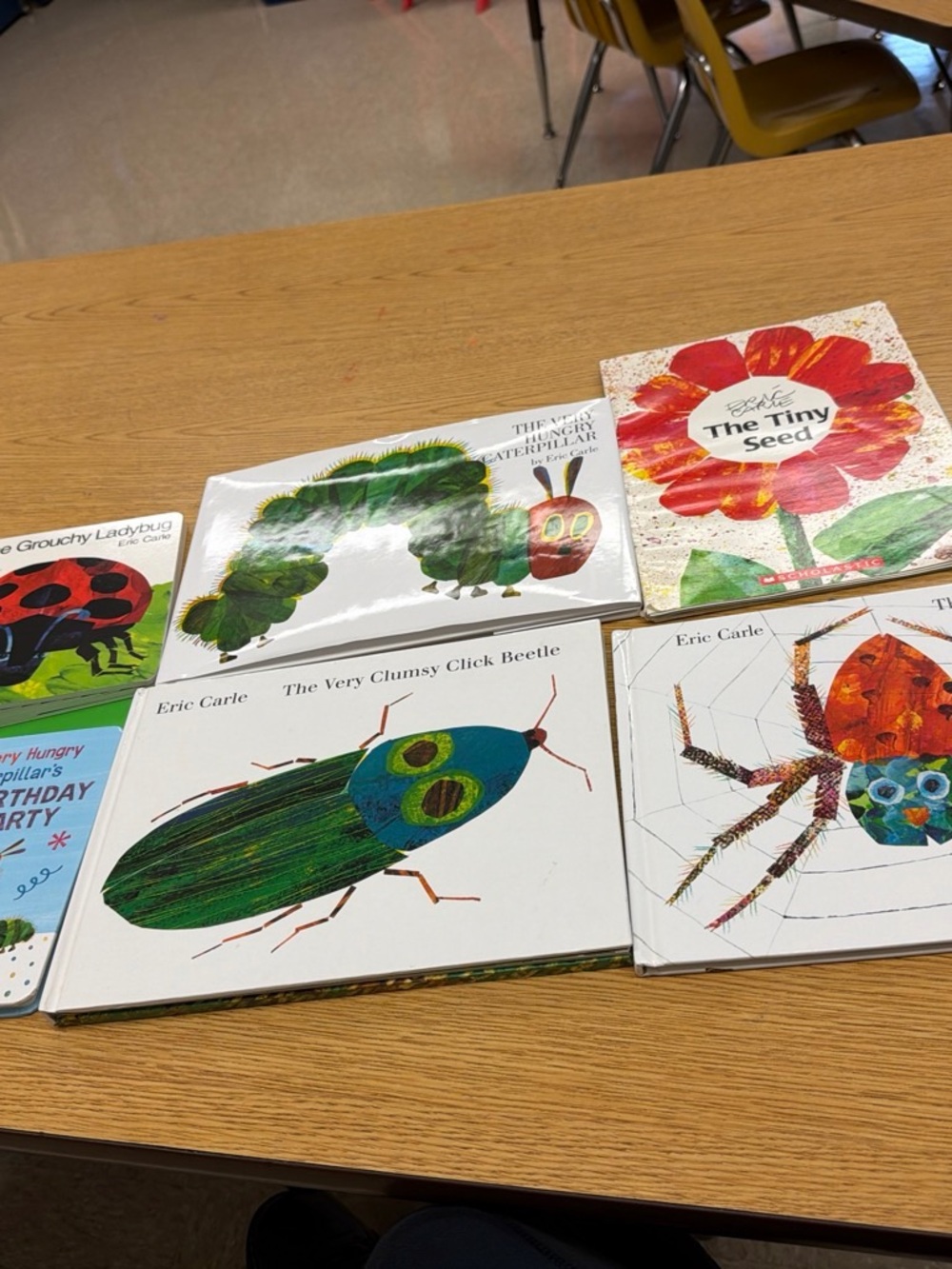 Eric Carle  Set - Colorful Green & Red Children's Books